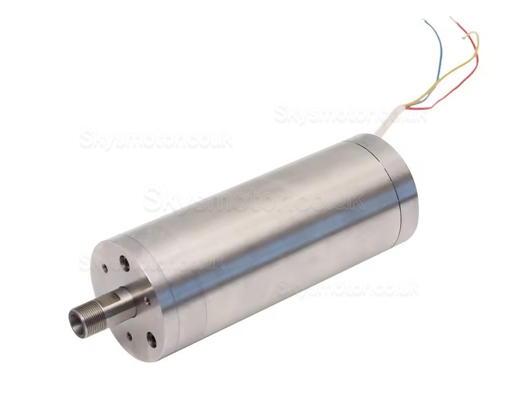 Water Cooled CNC Spindle Motor JGD-48-0.3k 75V 0.3kW 60000RPM ER8 Collet 333-10000HZ